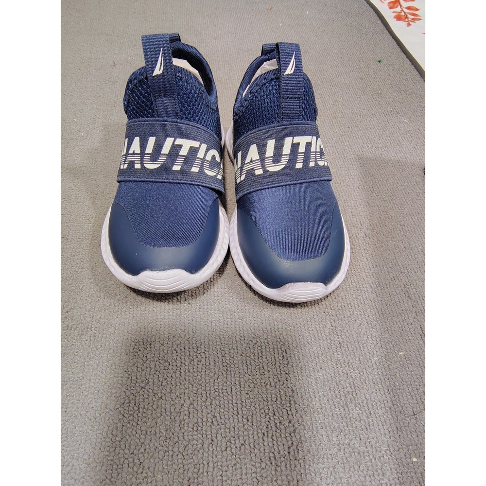 Nautica Toddler Boys KA0468 Sport Athletic Sneakers Ocean Blue White Size 6